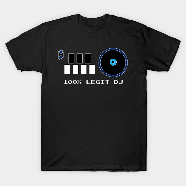 100% Legit DJ (2P Side) T-Shirt by NicDroid